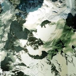 Vue aérienne des environs de Bivouac Alberico Borgna