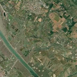 Vue aérienne des environs de Parking luzac