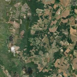 Vue aérienne des environs de Camping Le Valérick