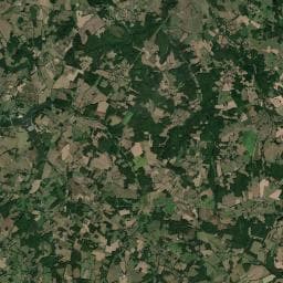Vue aérienne des environs de Camping des Lacs