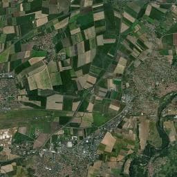 Vue aérienne des environs de Les Ombrages