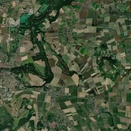Vue aérienne des environs de Les Sablons