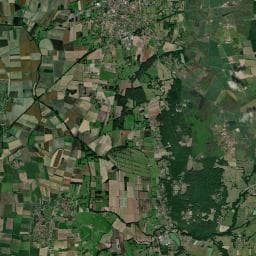 Vue aérienne des environs de aire camping cars lezoux