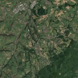 Vue aérienne des environs de Camping du Sonnay
