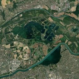 Vue aérienne des environs de Aire de Beynost