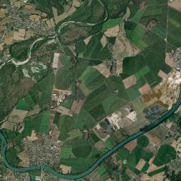 Vue aérienne des environs de Les Plages de l'Ain