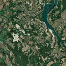 Vue aérienne des environs de La chèvre verte