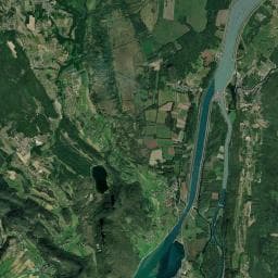 Vue aérienne des environs de Aire de camping-car à Chanaz
