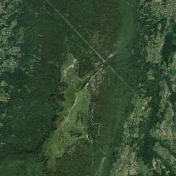 Vue aérienne des environs de Aire de bivouac