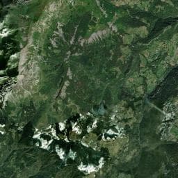 Vue aérienne des environs de Cabane du pont de Fer