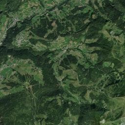 Vue aérienne des environs de Refuge du Lachat