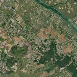 Vue aérienne des environs de Aire de camping-car à Arvert