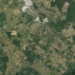 Vue aérienne des environs de Camping de Cognac