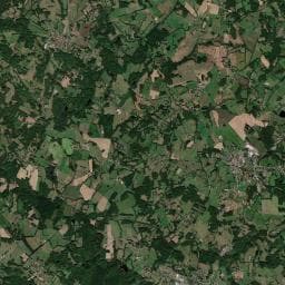 Vue aérienne des environs de Aire de camping-car d'Oradour sur Vayres