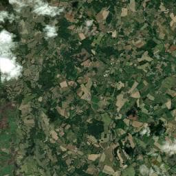 Vue aérienne des environs de Camping à la ferme de Bramefort
