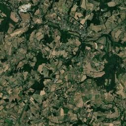 Vue aérienne des environs de Aire de camping-car à Bosmie-l'Aiguille