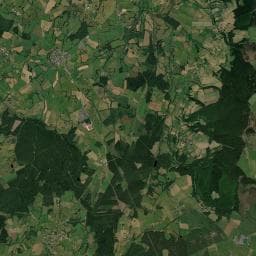 Vue aérienne des environs de Camping municipal (2)