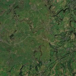 Vue aérienne des environs de Camping de la Haute Sioule