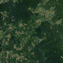 Vue aérienne des environs de Gîte