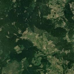 Vue aérienne des environs de Gîte auberge du col de la Loge