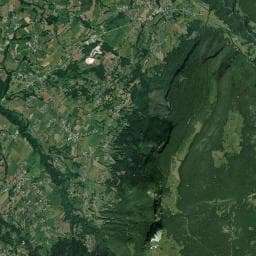 Vue aérienne des environs de Cabane du Plat