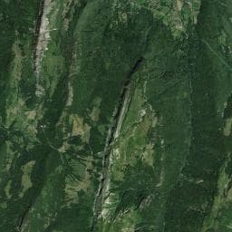Vue aérienne des environs de Refuge de la Combe