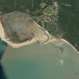 Vue aérienne des environs de Capfun