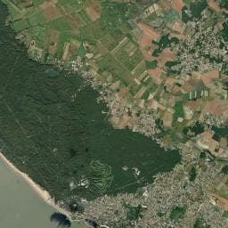 Vue aérienne des environs de Cote de Beauté