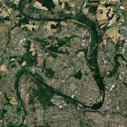 Vue aérienne des environs de Le Plan d'Eau