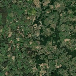 Vue aérienne des environs de Aire de bivouac de Saint-Méard