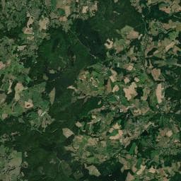 Vue aérienne des environs de Aire de camping-car à Sussac
