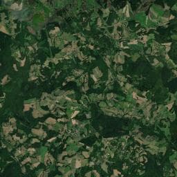 Vue aérienne des environs de Les Saules