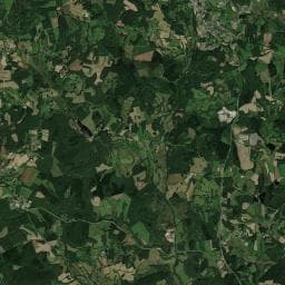 Vue aérienne des environs de Aire d'accueil de camping-cars de La Courtine