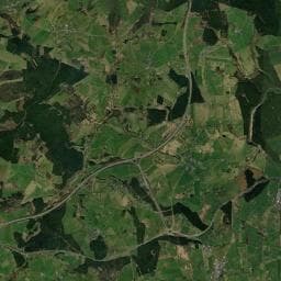 Vue aérienne des environs de Aire de la Banne d'Ordanche
