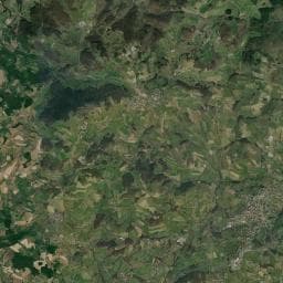 Vue aérienne des environs de Camping des Verpillières
