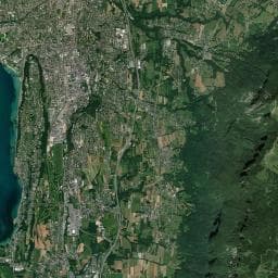 Vue aérienne des environs de Camping Le Pêcheur