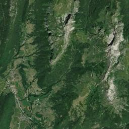 Vue aérienne des environs de Refuge de Bonverdan