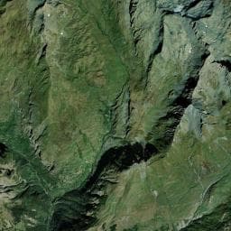 Vue aérienne des environs de Fontaine de Bonneval les Bains