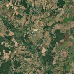Vue aérienne des environs de Chez Ménard