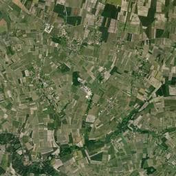 Vue aérienne des environs de Aire de camping-car à Genté