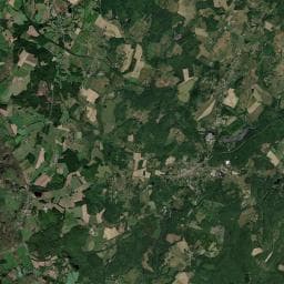 Vue aérienne des environs de Camping de l'Espace Hermeline