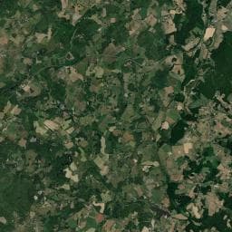 Vue aérienne des environs de La Jaurie - camping Accueil-Paysan
