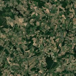 Vue aérienne des environs de Aire de Saint-Hilaire-les-Places
