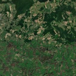 Vue aérienne des environs de Camping KABANEKO