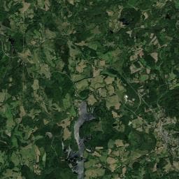Vue aérienne des environs de Aux Portes des Mille Sources