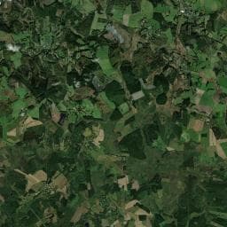 Vue aérienne des environs de Aire de camping-cars de Saint Merd les Oussines