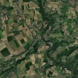 Vue aérienne des environs de Aire de camping-car à Montpeyroux