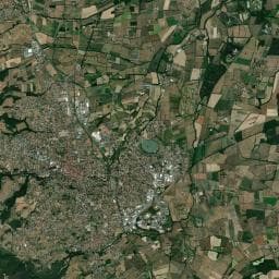 Vue aérienne des environs de Camping Municipal du Surizet