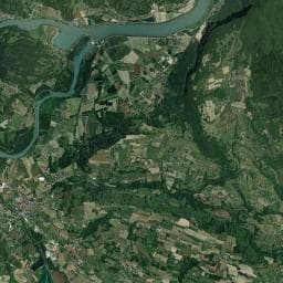 Vue aérienne des environs de Refuge/Abri — Brégnier-Cordon