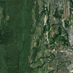 Vue aérienne des environs de Cabane des Fontaines